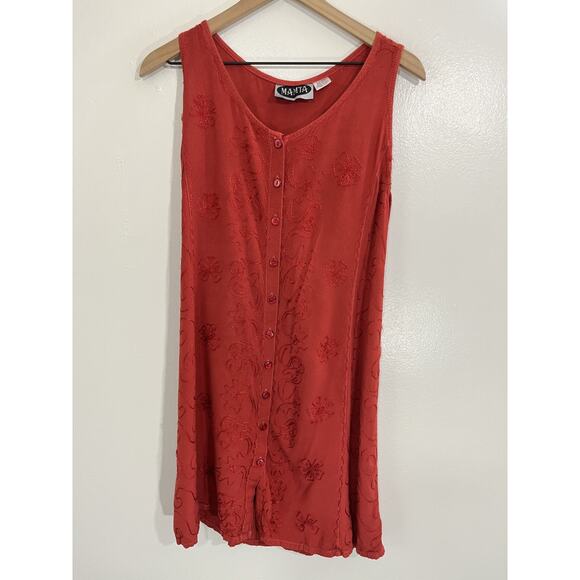 Vtg Renaissance Boho Festival Dress OS Peasant Romantic Goddess Cottagecore 90s - Picture 1 of 14